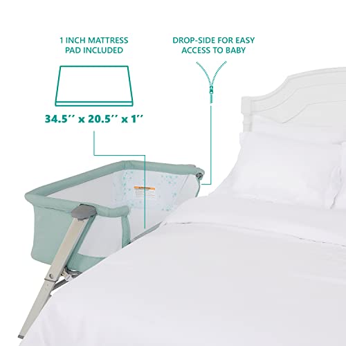 Dream On Me 387-MT Skylar Bassinet And Bedside Sleeper In Mint thumb #4