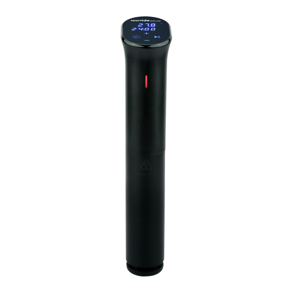 Sous Vide Tools iVide 2.0 Sous Vide Präzisionsgarer | WiFi aktiviert mit App | 1200 Watt | Tauchthermostat | Schwarz