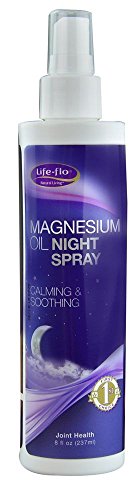 Magnesium Oil Night Spray, Lavender 8 oz by Life-Flo (Pack of 3)