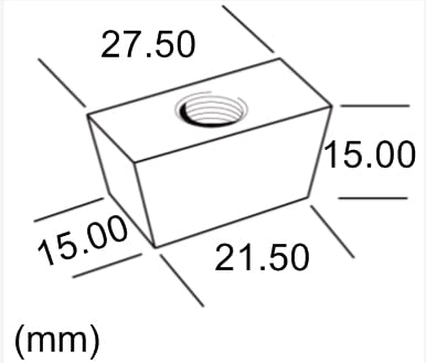 TERF® M12 Heavy Duty Wedge Nut M12 (12mm) Standard Vee Nut Steel - Pack of 8 - Image 5