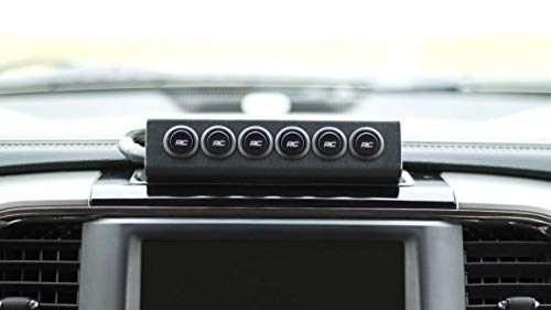 Rough Country MLC-6 Universal LED Light & Accessory Controller - 6-Switch Rocker Panel with Power Block for Off-Road Jeeps, Bronco, Truck, UTV, 50A - image 4
