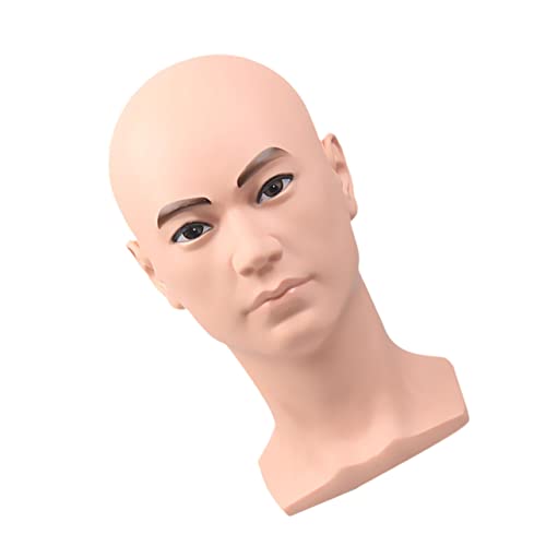 BESTYASH Multi-purpose Wig Stand Helmet Stand Display for Hat Glasses Mannequin Head Hair Styling Tool