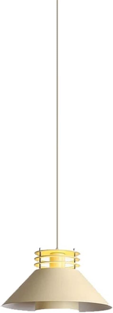 Lámpara de techo nórdica beige con cable ajustable que soluciona la luz escasa en cocina