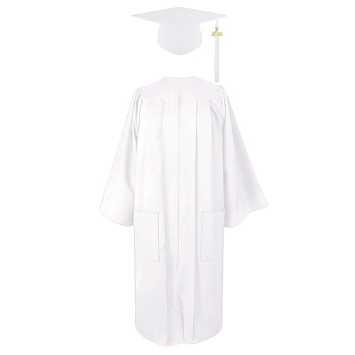 Robe de graduation universitaire luxe style cour blanche taille 54 - 2