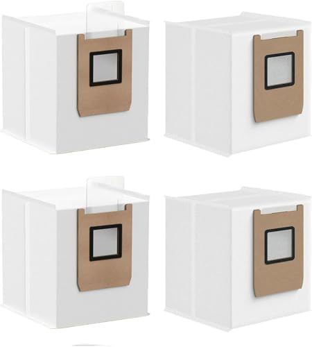消耗品 交換用 紙パック ロボット掃除機 用交換用ダストバッグ ゴミ収集ドック用使い捨て紙パック 交換部品 互換品