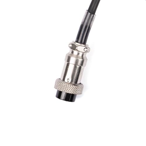 Cable conector de micrófono Fumei de 8 pines hembra en espiral duradero de 1,8m 4
