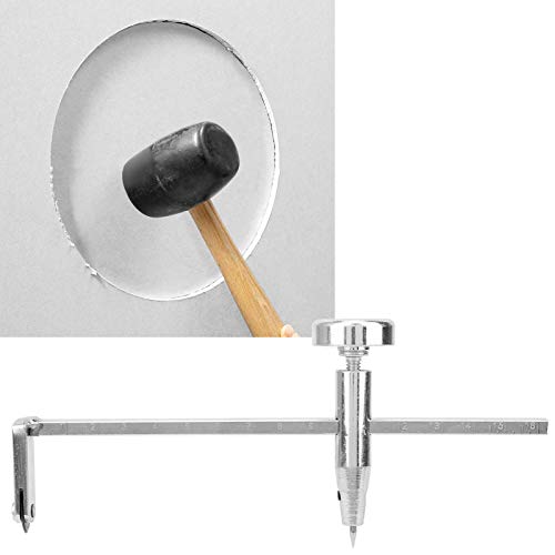 Coupe-cercle cloison sèche avec scie cloche à pivot réglable - 3