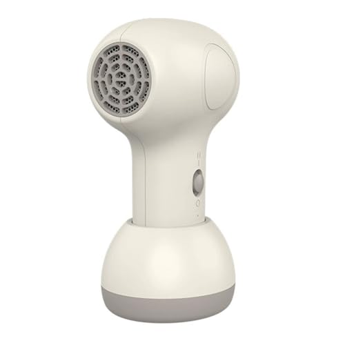 Sèche-cheveux mini à flux d'air doux sans fil appareil de coiffure nomade avec base de recharge