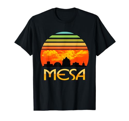 Vintage Retro Puesta del Sol Centro De Mesa Horizonte Camiseta