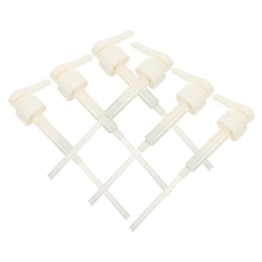 FOMIYES Bomba De Xarope Para Café 6 Peças Dispensador De Enxaguatório Bucal Sabonete Bebidas Loção Bomba De Enxaguante Bucal Garrafa De Água Dispensador De Água Bomba De Pressão