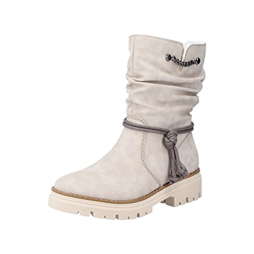 Preisvergleich Produktbild Rieker Damen Z8591 Mode-Stiefel, beige, 39 EU