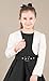 BlackButterfly Kids Satin Long Sleeve Bolero Childrens Girls Shrug (Ivory, 13-14 YRS)