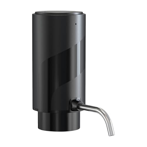 Aeratore elettrico per vino - Decanter elettronico automatico da 240 g | Tappo Sottovuoto Nero, Tappo Elettronico Automatico Versatore Aeratore Vino Intelligente, Dispenser Vodka Decanter Ricaricabile