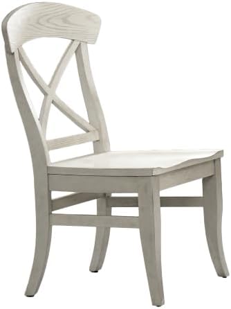 Miniatura 4 de Set of 2 X-Back Dining Chairs for Room, Table & Seating Chair Sets Kitchen, Hardwood Construction with Saddle-Shape Cutout Seats, Ideal for Dining