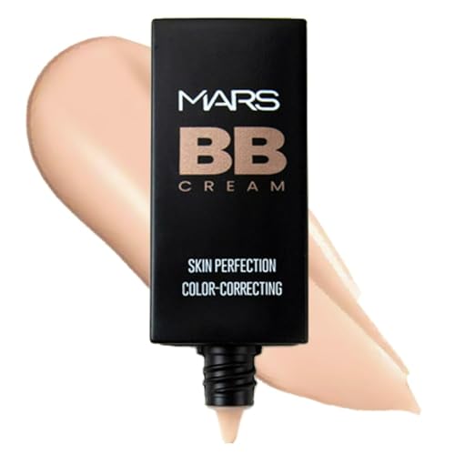 MA-RS B.B Cream Lightweight Foundation | Blendable BB Cream for Women | Colour Correction for All Skin Types (30 ml) (01-FAIR)