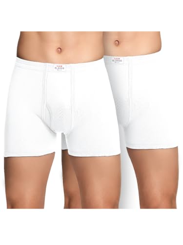 Image of Lux Classic Men's Inner Elastic Trunks - Pack of 2 | Premium 100% Cotton | Ultimate Comfort Breathable, Soft & Durable | Everyday Essential Lux Underwear
