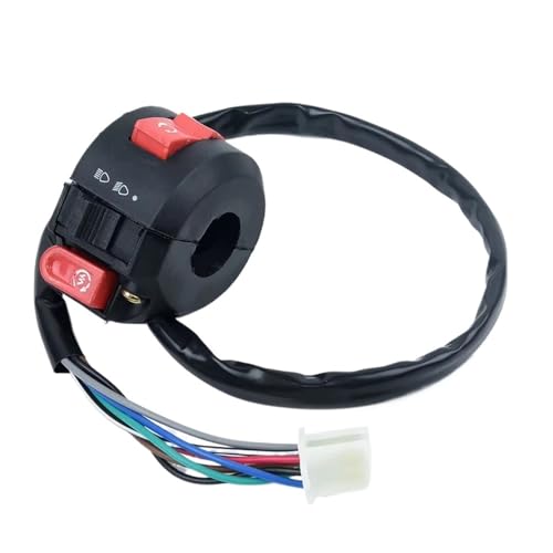 Connecteur femelle à 7 fils pour interrupteur guidon quad et bouton stop moto