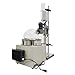 TECHTONGDA 5L Rotary Evaporator 110V Lab Manual Lifting Rotavap, 0-120rpm Rotating Speed, Heating Water/Oil Bath