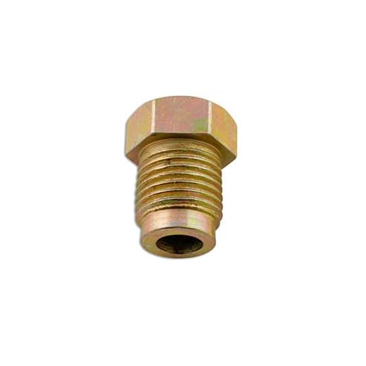 50 x bromsrör långa muttrar för män – 3/16 tum/10 mm – full gänga – 31185