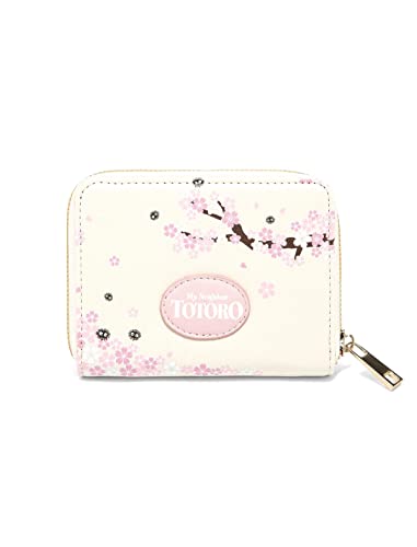 Studio Ghibli My Neighbor Totoro Sakura Mini Zipper Wallet2