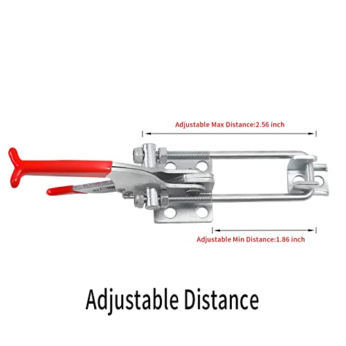 SKYCY 3PCS 2000lbs Toggle Clamp 431,Heavy Duty Toggle Latch Clamp,Tire Carrier Latch,Quick Release Latch,Cam Lever Clamp.Adjustable Latch for Lid Latch,Cam Clamp Latch,Pull Latch & Draw Latch Hardware