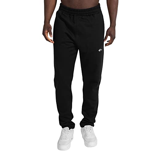SMILODOX recycelte Cole Jogginghose für Herren - Freizeithose, Traininghose, Sporthose, Warme Hose - Regular fit für Workout Gym Fitness, Size:M,Color:Schwarz Cover