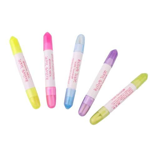 HONMEET Nail Art Tool Necessary 5pcs Nail Polish Remover Pen Correction for Home Professional Use