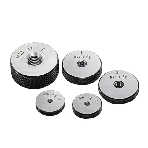 1SET Fine Thread Ring Gauge Gauge 6g M3M4M5 M6 M7 M8 M10 M11 M12 M14 M17 M20 - M24(M3X0.5-6g T Z) miniatura 3