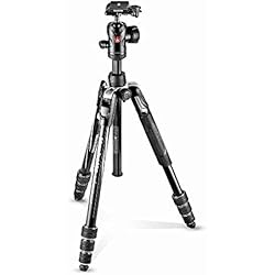 Tripode Manfrotto Befree Live Manfrotto Befree Advanced - Trípode con Cierre de Rosca, Trípode de Viaje con Cabezal Esférico, Portátil y Compacto, Trípode de Aluminio para Cámaras DSLR, Reflex, sin Espejo y Accesorios