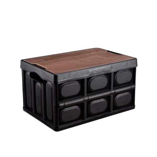 Scatola Portaoggetti Richiudibile 37x25x21 Nero-Grigio