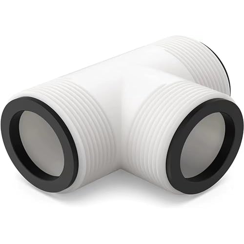 Replace Pool Hose T Splitter Compatible with Intex & Coleman 1.5 Inch Pool Pump, Pool Hose Tee Joint Connector with 3 L Rings for Intex Above Ground Pool Hose Connector Parts?1Pack