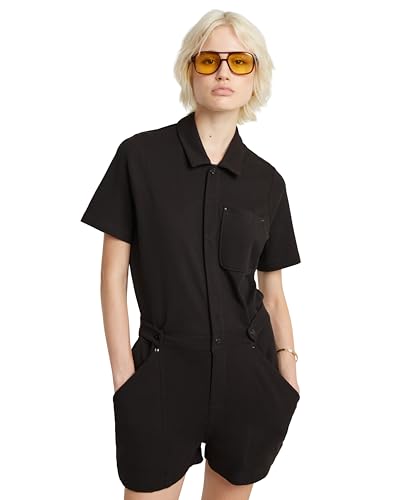 G-Star Women's Track Playsuit , Black (dk black D24577-D275-6484), L