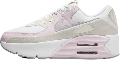 Nike Air Max 90 LV8 Women's Shoes (FD4328-104, White/Wolf Grey/Summit White/Photon Dust) Size 9.5