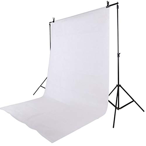 Hmtfoto 5X7Ft Video Studio Solid White Photography Backdrop Background Chromakey Muslin Portrait Background Screen For Photography #TOP1