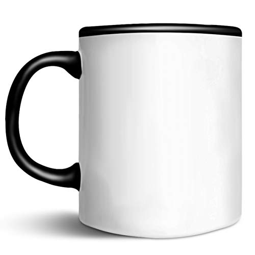 L - Custom Monogram Coffee Mugs - Add Your Name - Personalized Ceramic Cups - 11Oz #TOP4