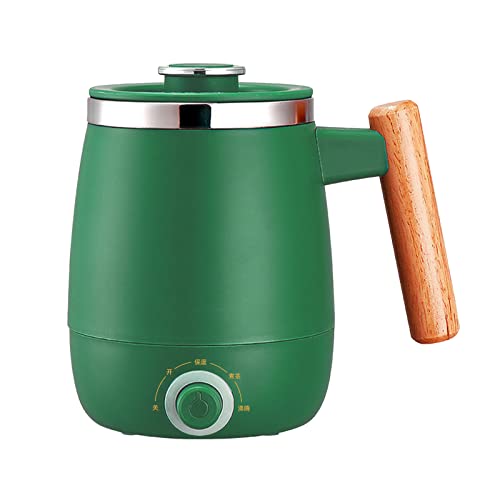 Mini hervidor portátil de 0,4L con carga USB en color verde para camping