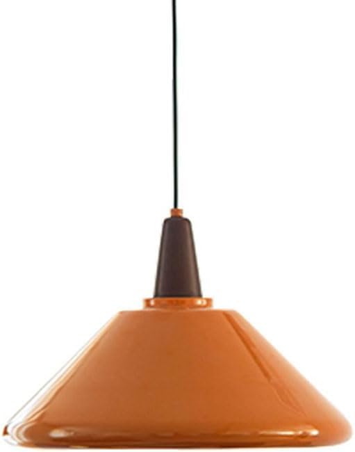 Luminaires de vintage métal orange réglable en forme de corne pour une décoration industrielle