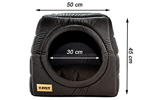 Luppet Toca E Cama 2 Em 1 Para Cães E Gatos De 6Kg A 12Kg Chumbo Liso G