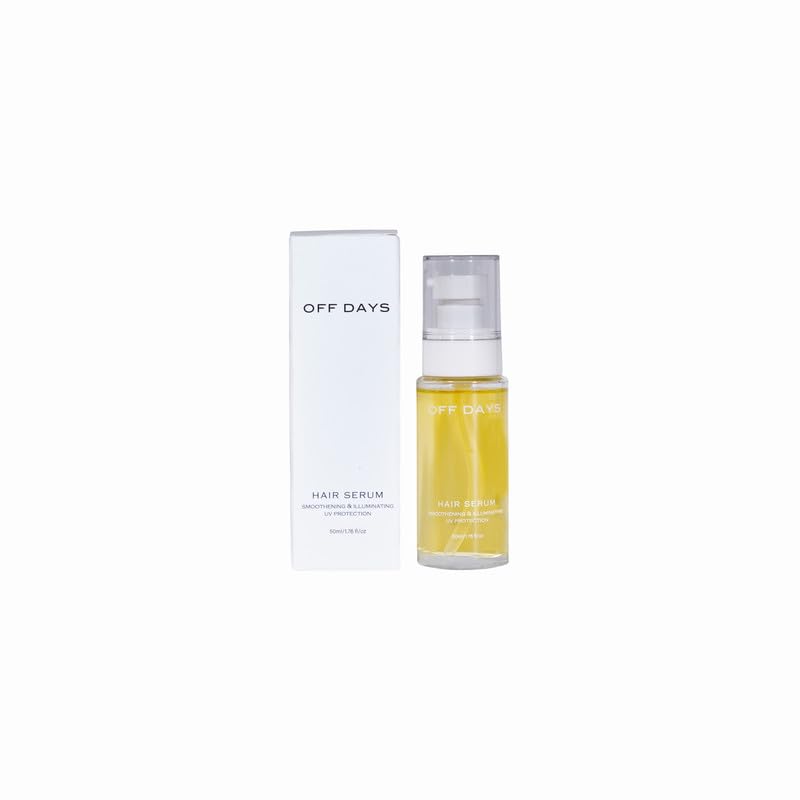 Off Days Hydrating Hair Serum | Nourishes & Smoothens Hair | Sweet Almond, Linseed & Hemp Seed Oils | Reduces Frizz & Provides UV & Heat Protection | Weightless Formula for Manageable Hair - 50ml-image-7