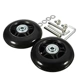 JSGHGDF Roulettes de rechange pour valise avec vis pour valises - Accessoire de réparation...