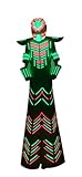 Gracecolorlife Stilts Walker LED ROBOT SUIT Light UP Stage Performance Club Wear Cosplay Kroyman Dance Costume (L)