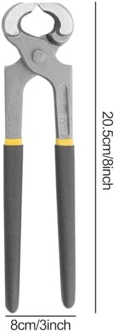 Farrier Tools Nippers - 8x3in Steel Hoof Nipper, Chrome Vanadium Trimming Cutter, High Carbon Hardened Edge Shoe Repair Equipment | Professional Farrier Nipper,for Use As A Nutcracker - 5