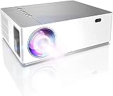 REAL NATIVO 1080P: obtén una mini barra de sonido GRATIS. Con una resolución nativa de 1920 * 1080 y una relación de contraste de 9000: 1, el proyector para exteriores adopta la tecnología de imágenes TFT LCD, ofrece colores más ricos e imágenes más realistas y claras para que su familia disfrute de la diversión del cine en casa.