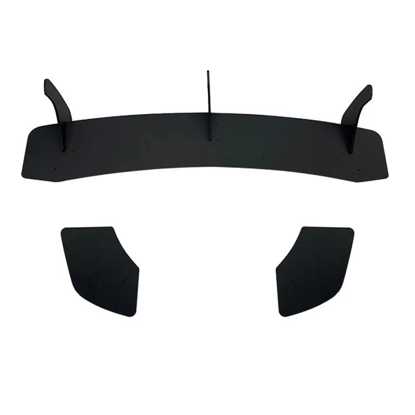 Diffuseur de pare-chocs arrière à 3 ailettes pour Scirocco MK3 R avec support échappement