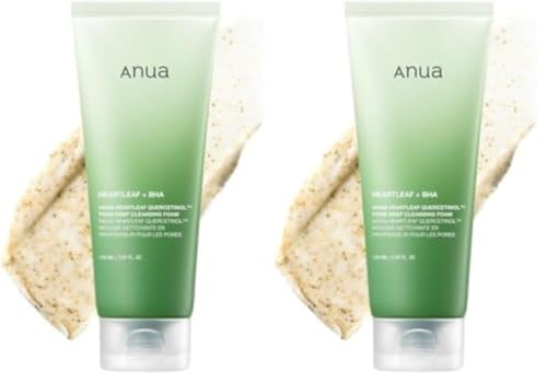 Image of Anua Heartleaf Quercetinol Pore Deep Cleansing Foam, 150ml (Pack of 2)