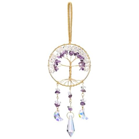 JSDDE Amethyst Life Tree Suncatcher Cover