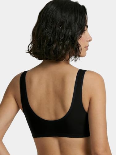 Image of Enamor Bamboo Cotton IB07, Women's Pop-on Bra - 3X Softer, 4X More Absorbent, Antimicrobial, Padded, Wirefree, Full Coverage