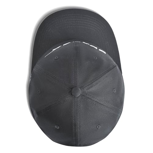 Image of SpaceX Embroidered Baseball Cap - Classic Black Cotton, Adjustable Fit, Unisex Gift for NASA & Space Fans, Includes Wall Hook