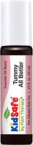 Plant Therapy KidSafe Tummy All Better Synergy Pre-Diluted Roll-On Essential Oil 10 mL