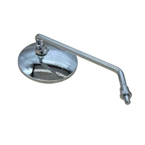Retrovisor moto cromado de 8mm universal para motocicletas y electromóviles 5
